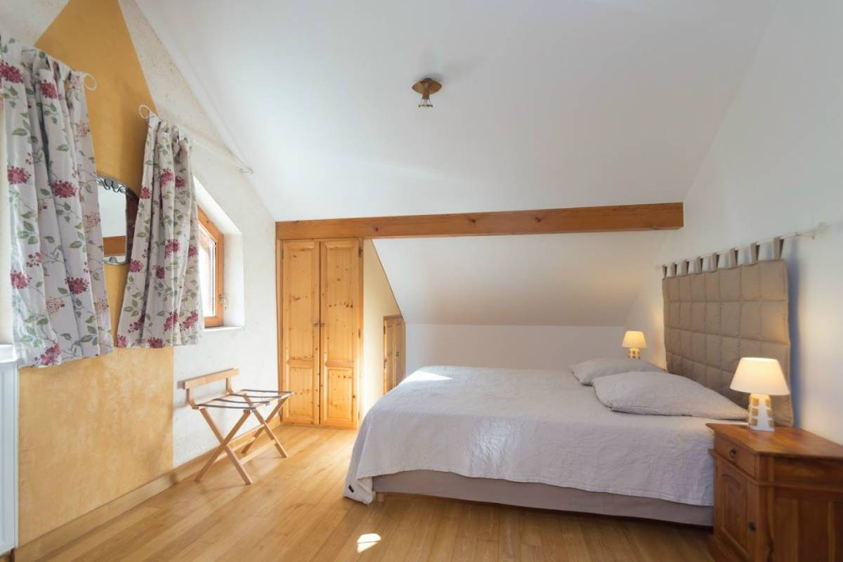 L'espace nuit du gîte